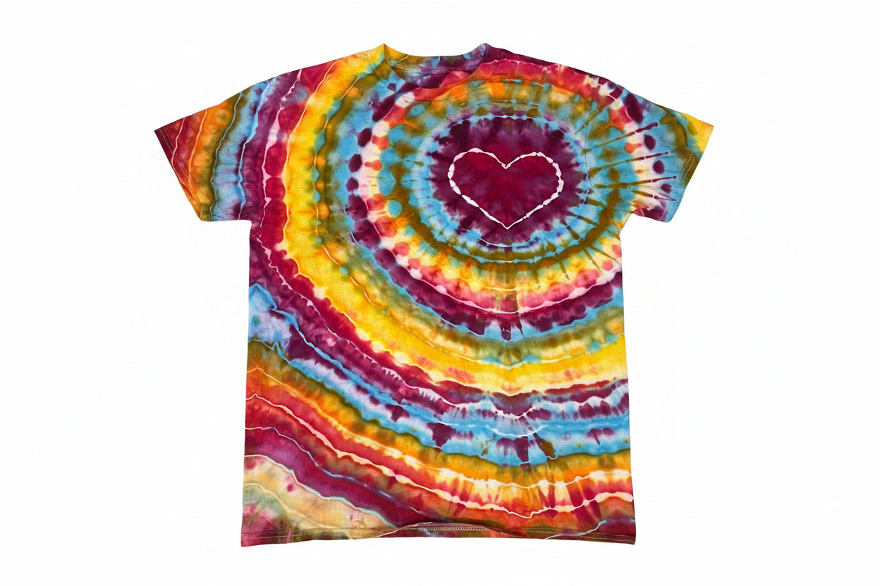 Lg rainbow heart shirt